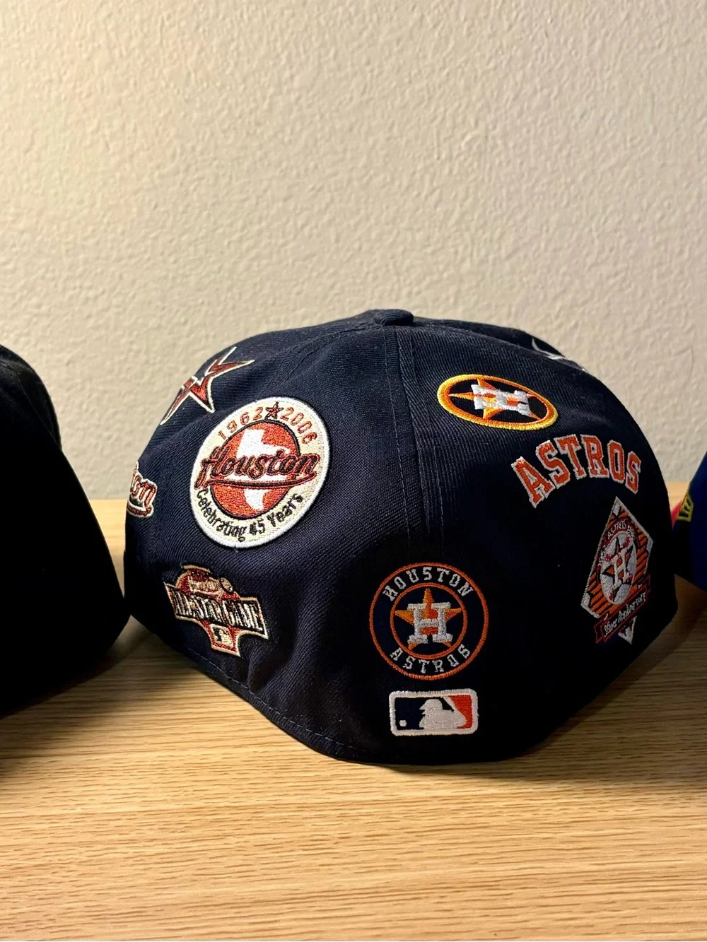 Houston Astros New Era 59FIFTY Hat Lot – 3 Fitted Caps Size 7 7/8